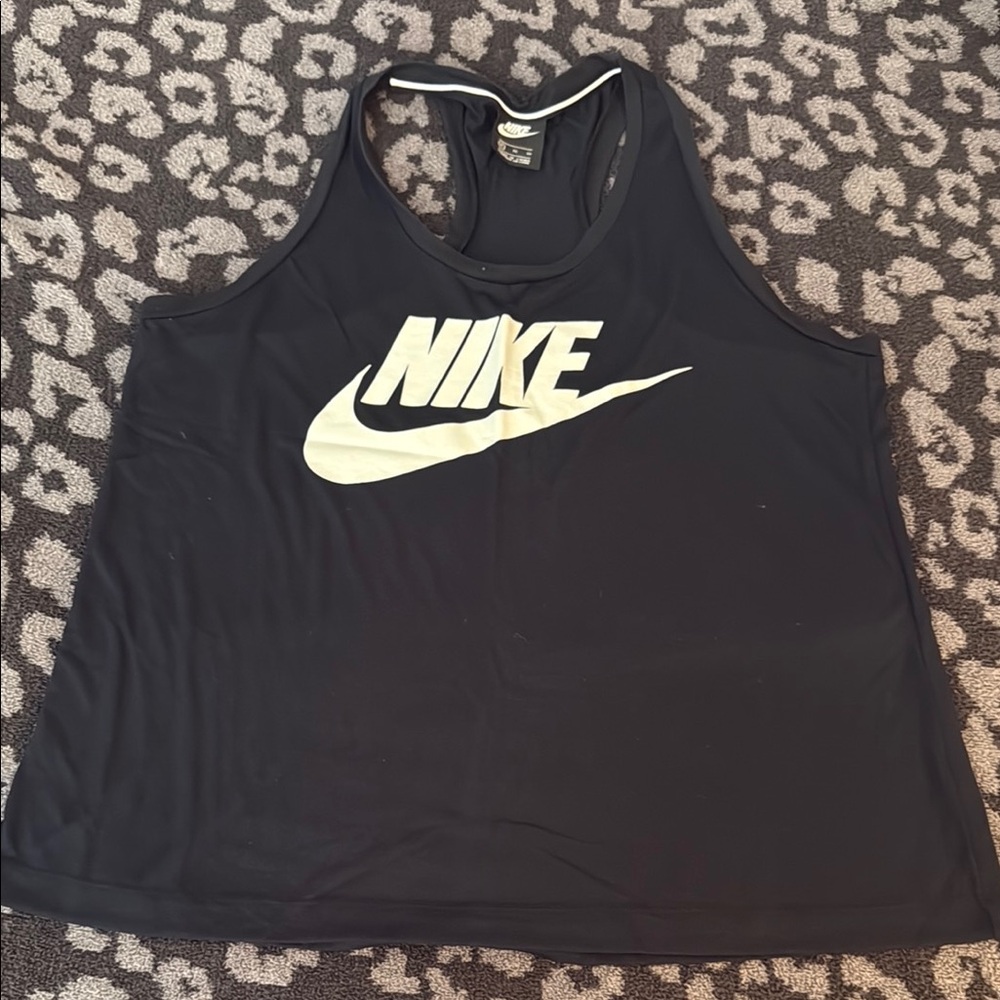 Nike Essential Logo Racerback Tank Top - Picture 1 of 7